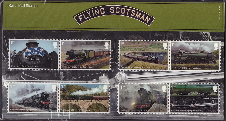(image for) 2023 Flying Scotsman Royal Mail Presentation Pack 628 - Click Image to Close